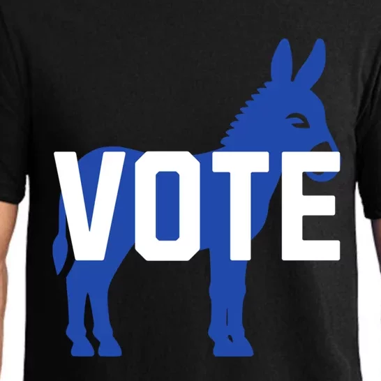 Democratic Donkey Politics Election Gift Pajama Set