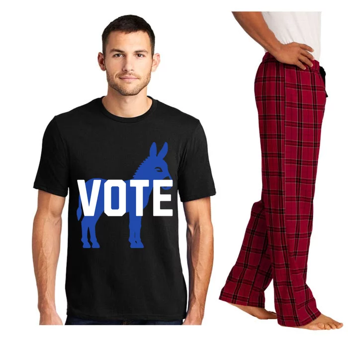 Democratic Donkey Politics Election Gift Pajama Set