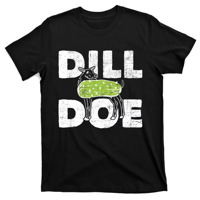 Dill Doe Pickle Cucumbler Vegan Lover Vegetable Vegetarian T-Shirt