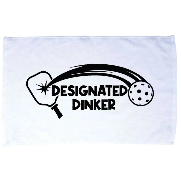 Designated Dinker Pickleball For Pickleball Player Microfiber Hand Towel