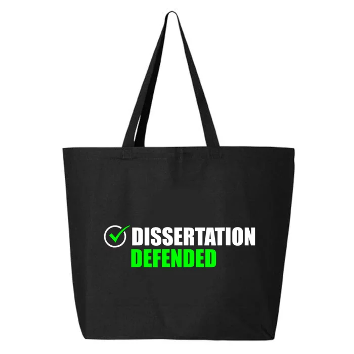 Dissertation Defended Phd Graduate Ph.D. Graduation 25L Jumbo Tote