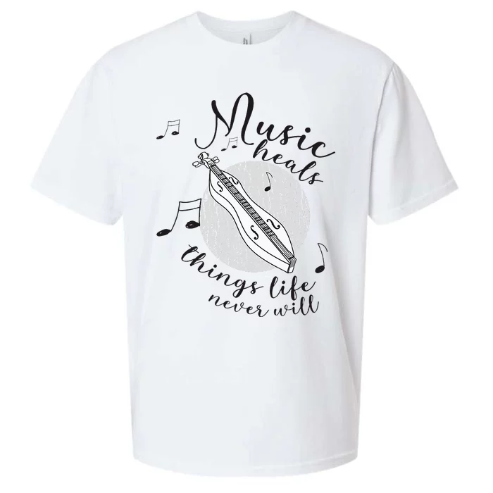 Dulcimerist Dulcimer Player Mountai Nappalachian Dulcimer Sueded Cloud Jersey T-Shirt