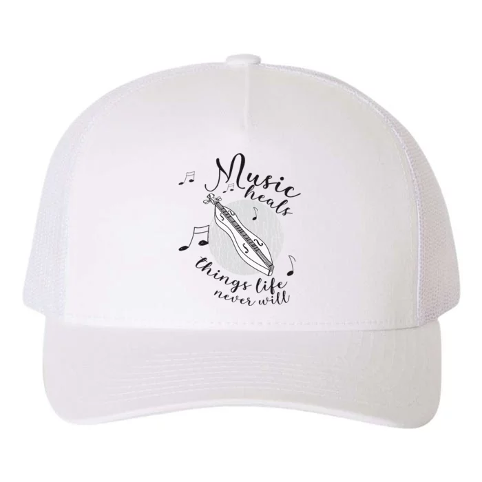 Dulcimerist Dulcimer Player Mountai Nappalachian Dulcimer Yupoong Adult 5-Panel Trucker Hat