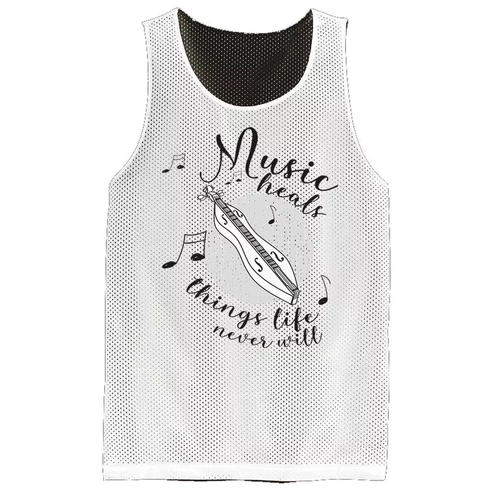 Dulcimerist Dulcimer Player Mountai Nappalachian Dulcimer Mesh Reversible Basketball Jersey Tank