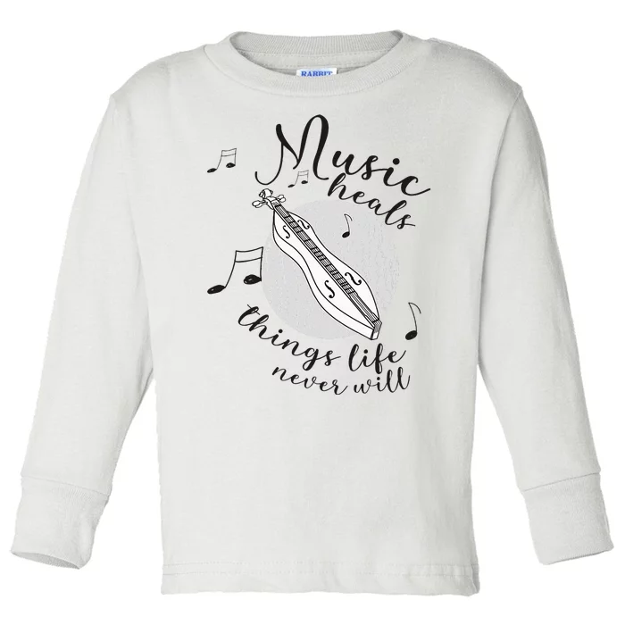 Dulcimerist Dulcimer Player Mountai Nappalachian Dulcimer Toddler Long Sleeve Shirt