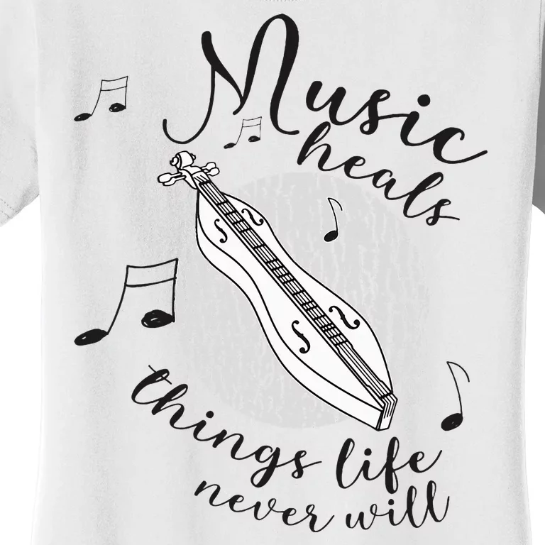 Dulcimerist Dulcimer Player Mountai Nappalachian Dulcimer Women's T-Shirt