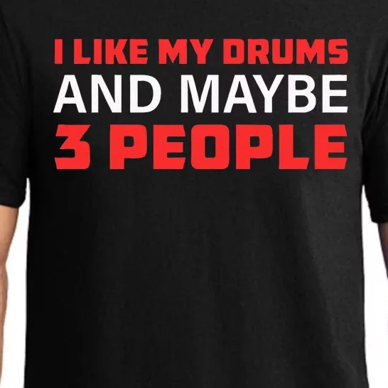 Drummer Drum Player Snare Bass Trap Set Kit Lover HiHat Pajama Set