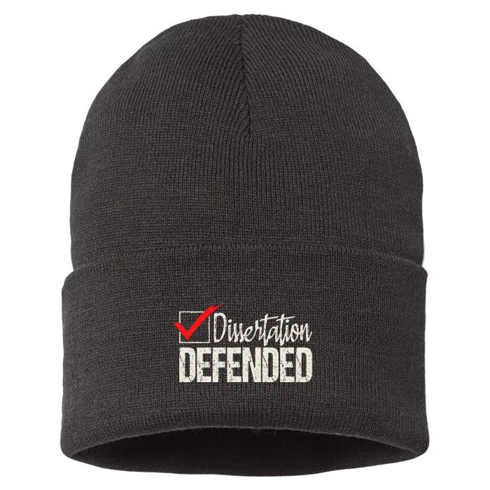 Dissertation Defended PhD Graduate Ph.D. Graduation Sustainable Knit Beanie