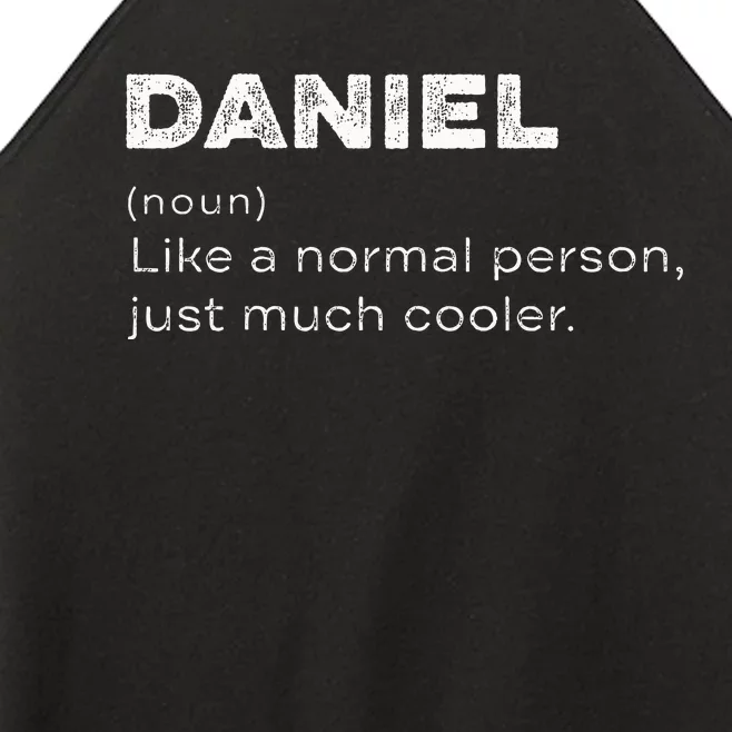 Daniel Definition Personalized Name Funny Birthday Women’s Perfect Tri Rocker Tank