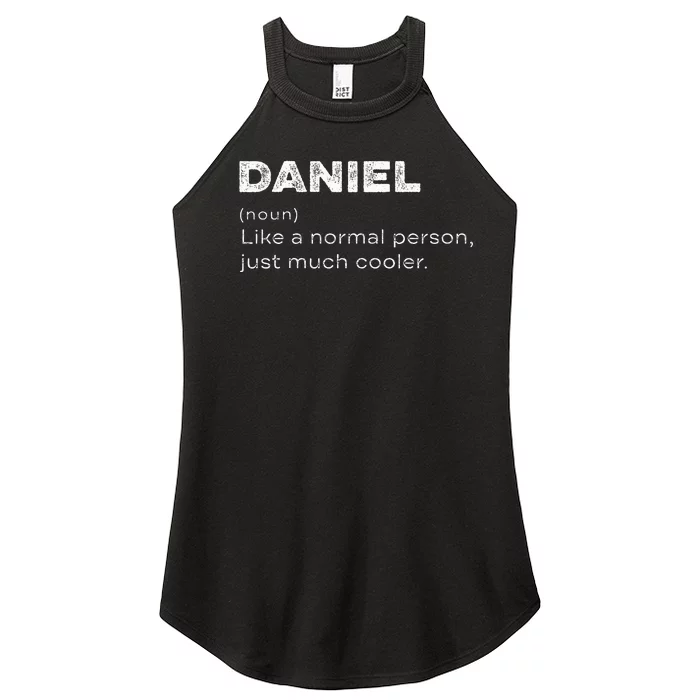 Daniel Definition Personalized Name Funny Birthday Women’s Perfect Tri Rocker Tank