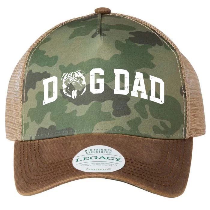 Dog Dad Pug Lover Legacy Tie Dye Trucker Hat