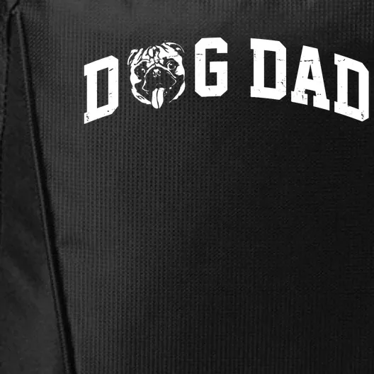 Dog Dad Pug Lover City Backpack