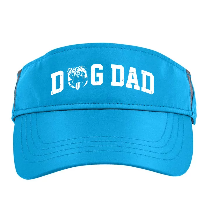 Dog Dad Pug Lover Adult Drive Performance Visor