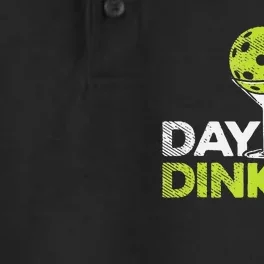 Day Dinking Pickleball Funny Pickle Ball Dink Men Women Gift Dry Zone Grid Performance Polo