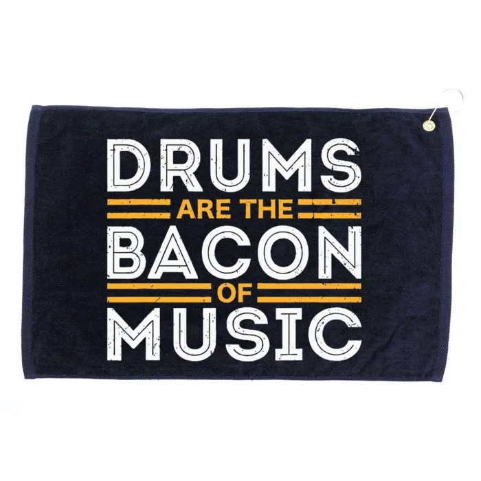 Drummer Drum Player Funny Drumming Music Teacher Quote Grommeted Golf Towel