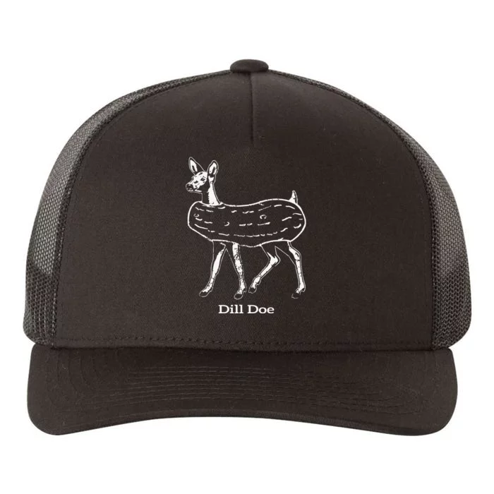 Dill Doe Reindeer Pickles Naughty Yupoong Adult 5-Panel Trucker Hat