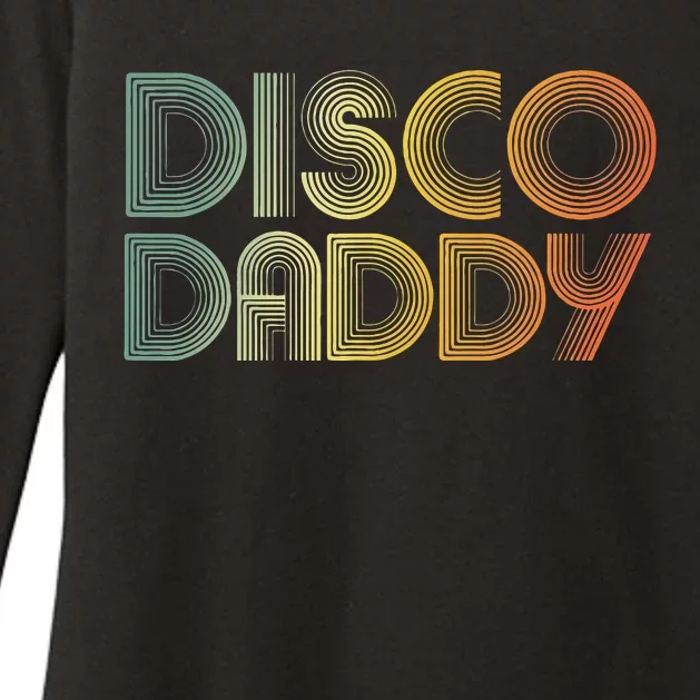 Disco Daddy Retro 60s 70s Party Costume Dad Fathers Day Womens CVC Long Sleeve Shirt