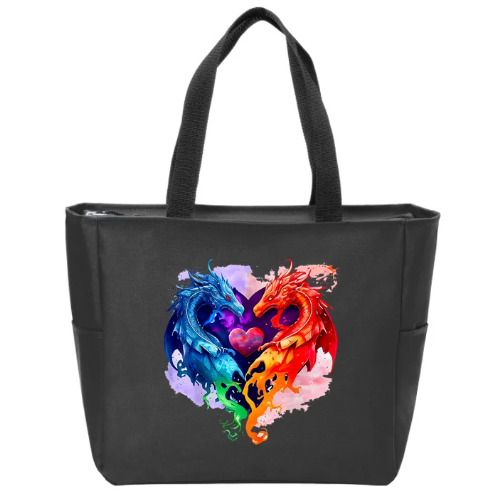 Dragon Zip Tote Bag