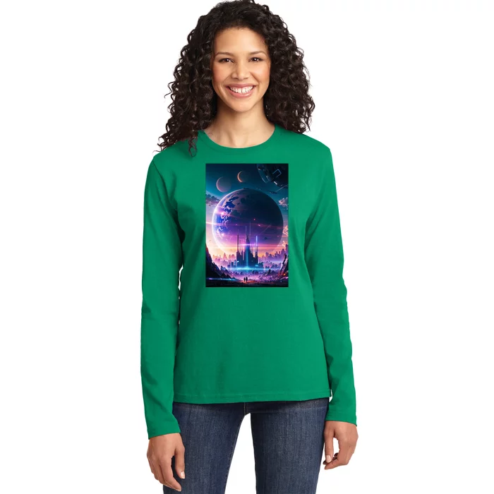 Dreamshaper Ladies Long Sleeve Shirt