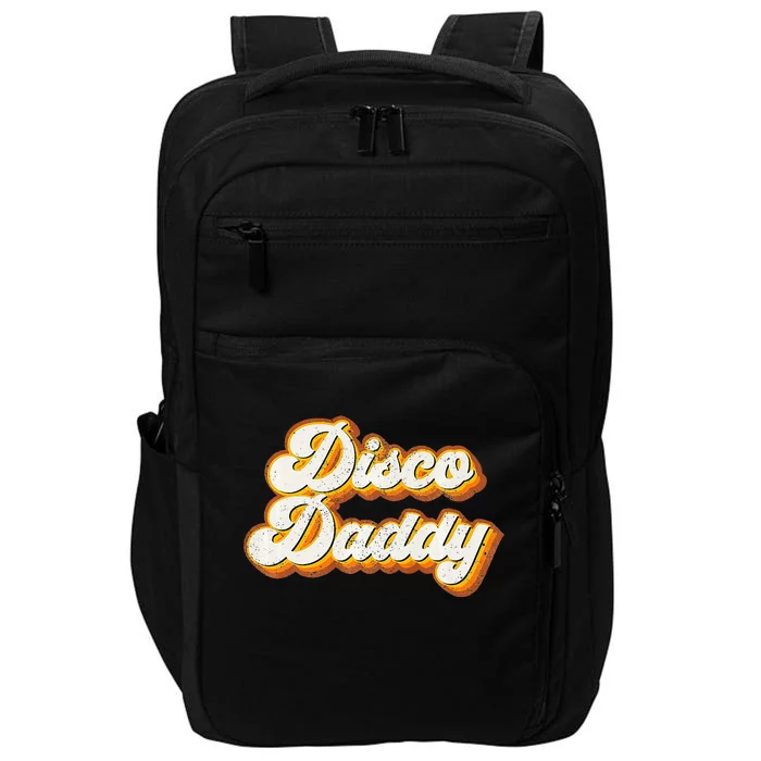 Disco Daddy Retro Matching 60s 70s Party Costume Dad Impact Tech Backpack