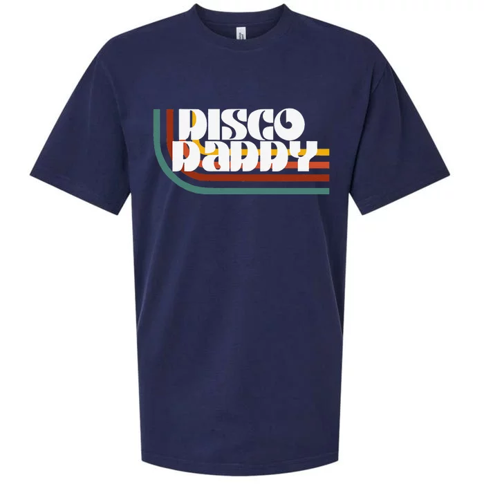 Disco Daddy Retro Matching 60s 70s Party Fathers Day Sueded Cloud Jersey T-Shirt