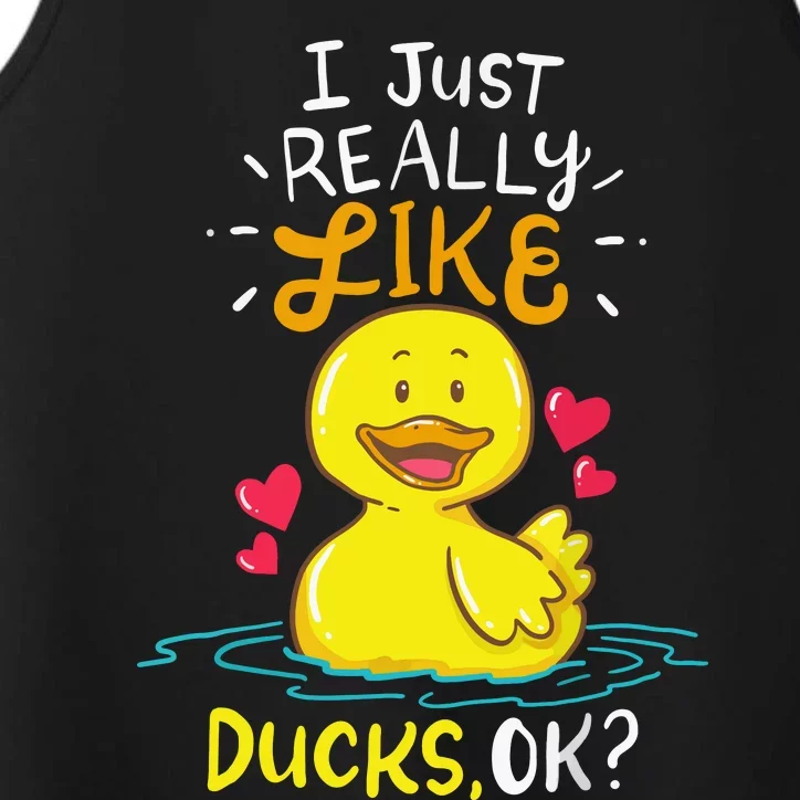 Duck Ducks Rubber Performance Tank