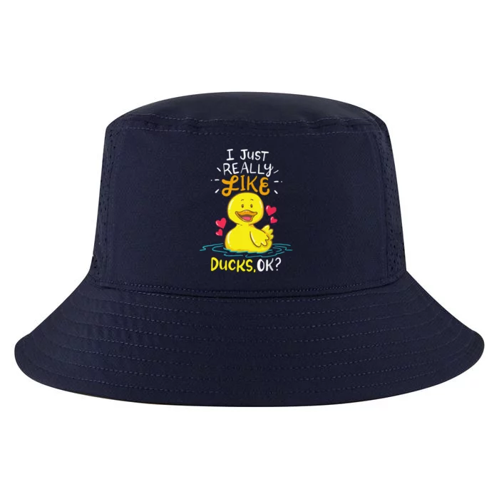 Duck Ducks Rubber Cool Comfort Performance Bucket Hat