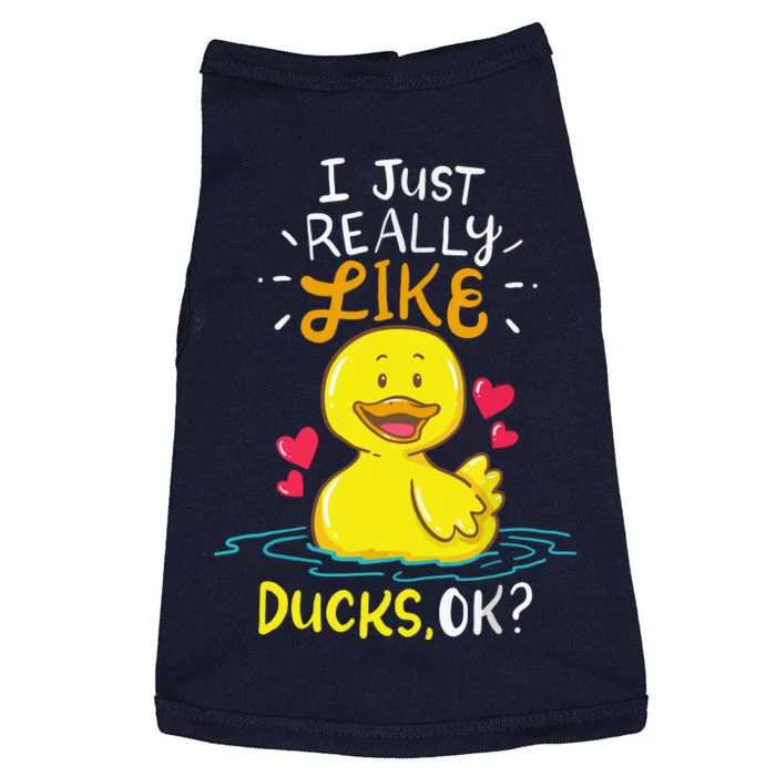 Duck Ducks Rubber Doggie Tank