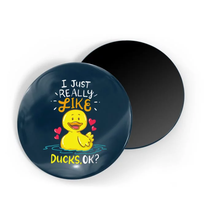 Duck Ducks Rubber Magnet