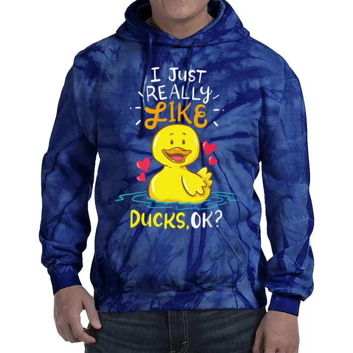 Duck Ducks Rubber Tie Dye Hoodie