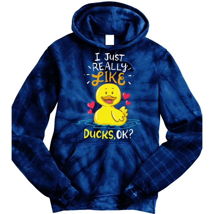 Duck Ducks Rubber Tie Dye Hoodie