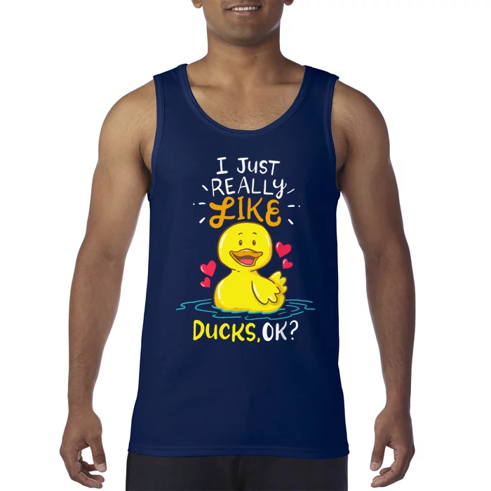 Duck Ducks Rubber Tank Top