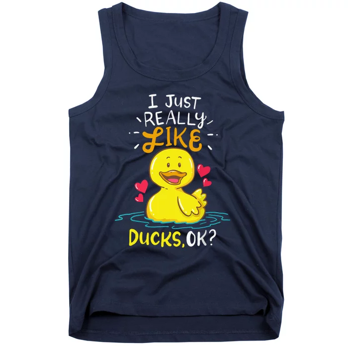 Duck Ducks Rubber Tank Top