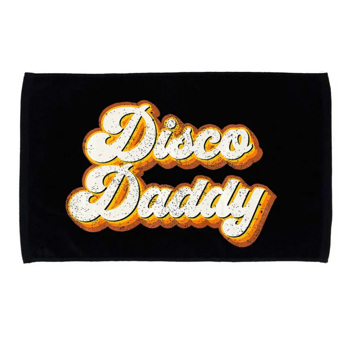 Disco Daddy Retro Matching 60's 70s Party Costume Dad Microfiber Hand Towel