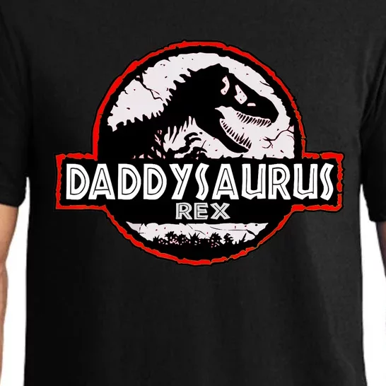 Dinosaur Daddysaurus Rex Father Day For Dad Funny Gifts Idea Pajama Set