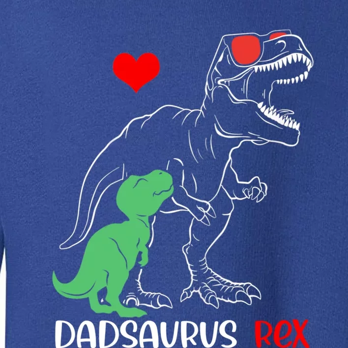 Dadsaurus Daddy Rex Autism Awareness Proud Dad Gift Toddler Sweatshirt