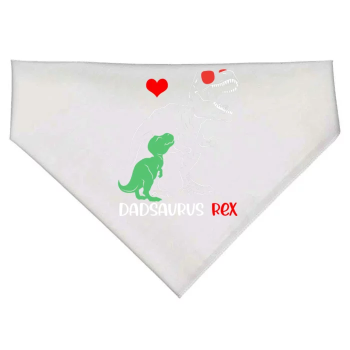 Dadsaurus Daddy Rex Autism Awareness Proud Dad Gift USA-Made Doggie Bandana