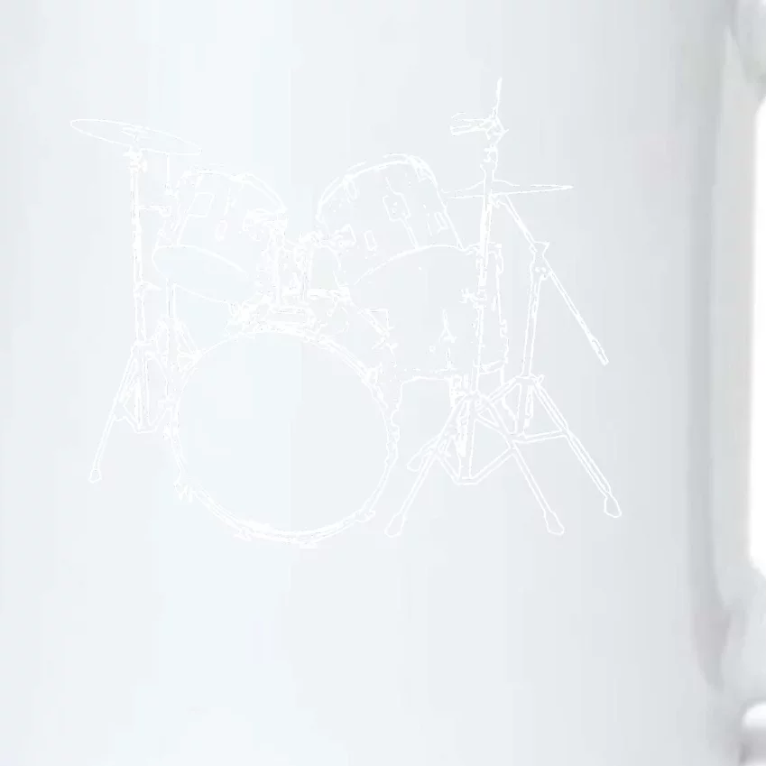 Drums Black Color Changing Mug