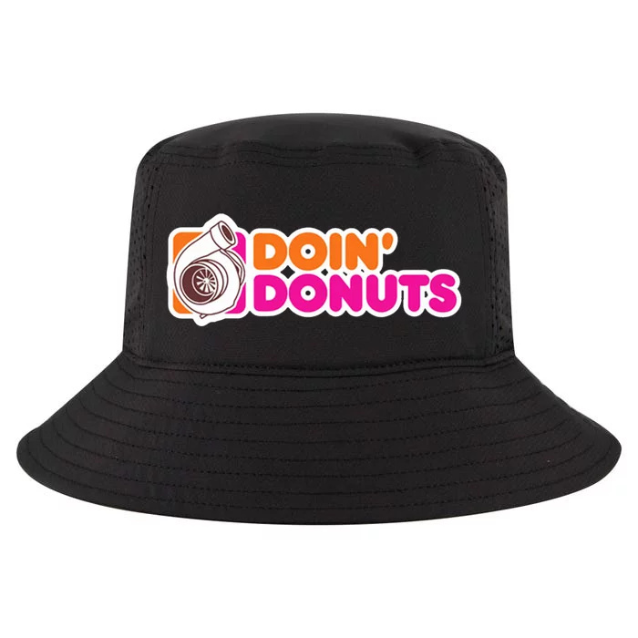 Doin Donuts Racing Fast Car Cool Comfort Performance Bucket Hat