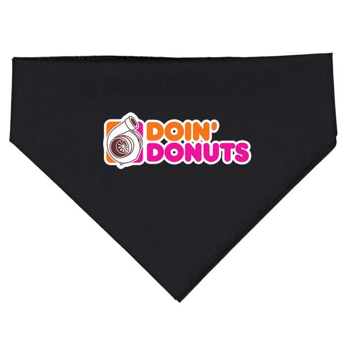 Doin Donuts Racing Fast Car USA-Made Doggie Bandana