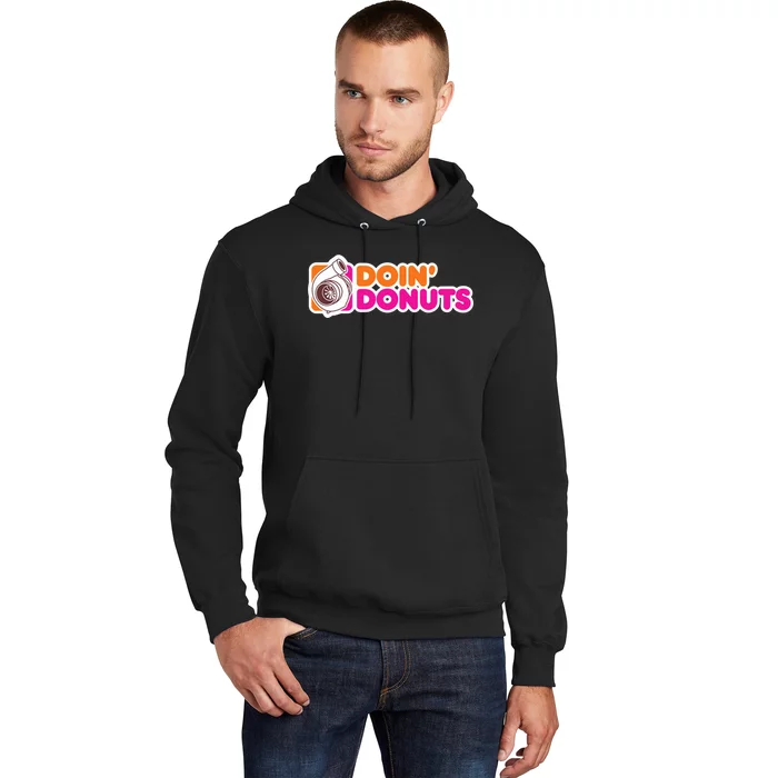 Doin Donuts Racing Fast Car Hoodie