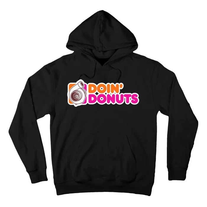 Doin Donuts Racing Fast Car Hoodie