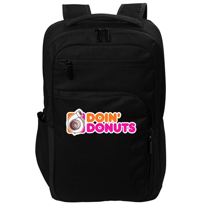 Doin Donuts Racing Fast Car Impact Tech Backpack