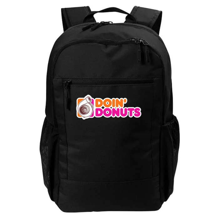 Doin Donuts Racing Fast Car Daily Commute Backpack