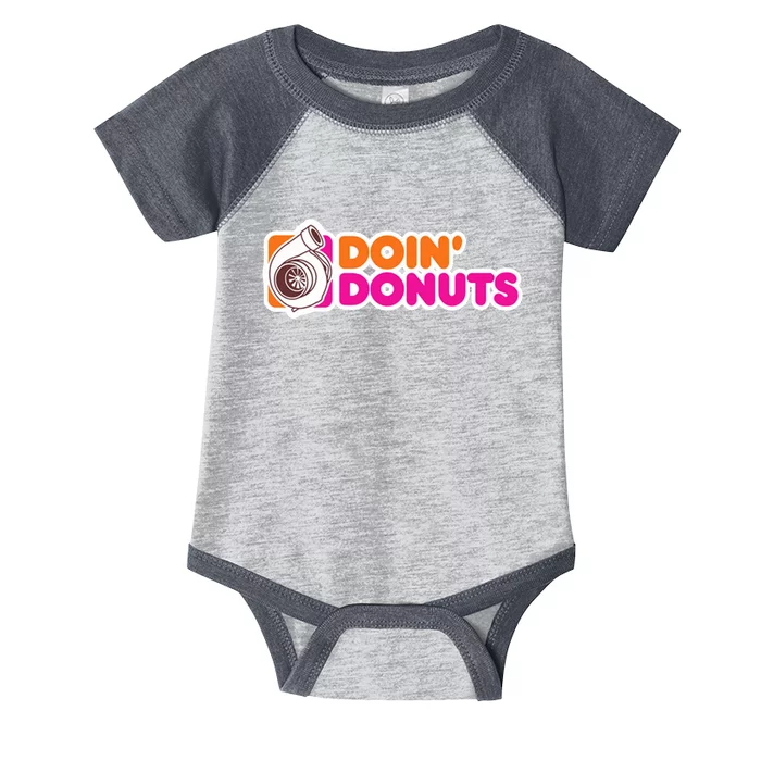 Doin Donuts Racing Fast Car Infant Baby Jersey Bodysuit