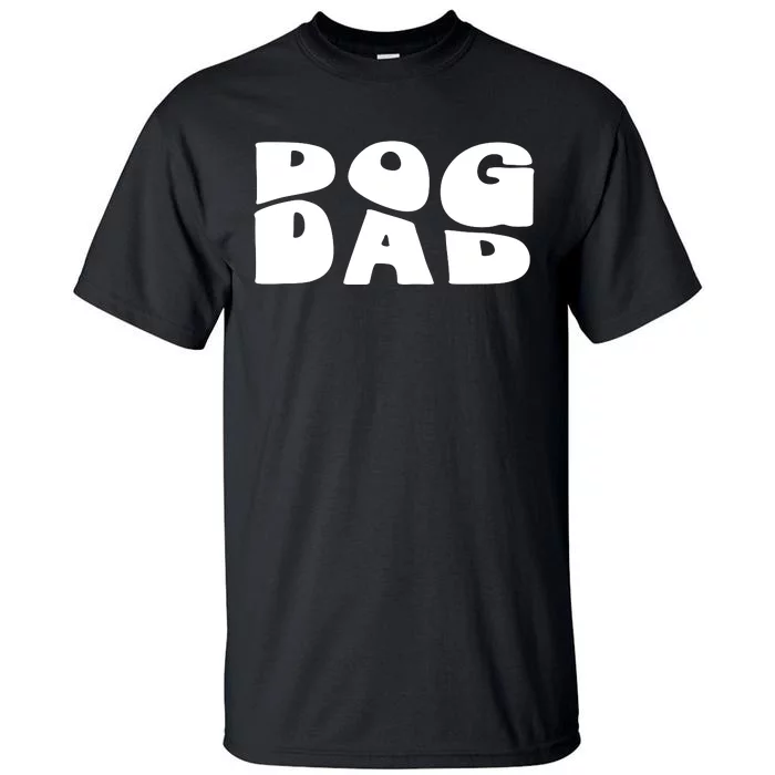 Dog Dad Retro Funny Pod Tall T-Shirt