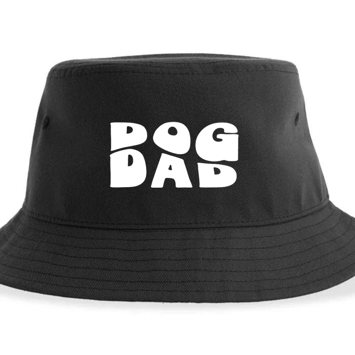 Dog Dad Retro Funny Pod Sustainable Bucket Hat