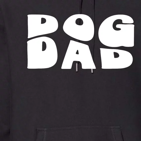 Dog Dad Retro Funny Pod Premium Hoodie