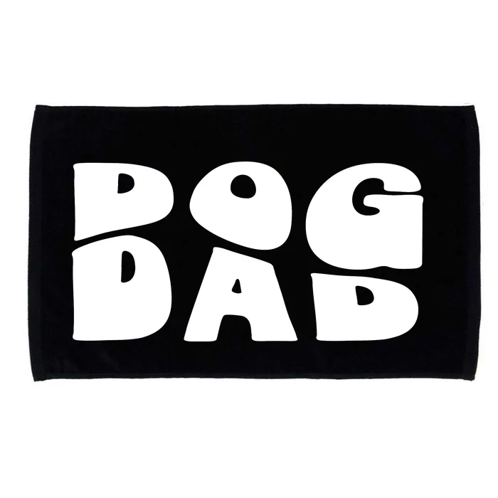 Dog Dad Retro Funny Pod Microfiber Hand Towel