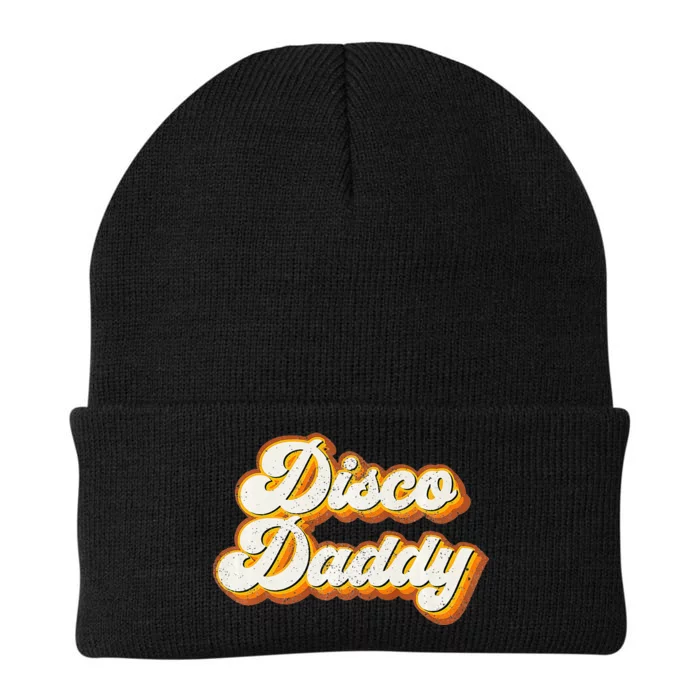 Disco Daddy Retro Matching 60s 70s Party Costume Dad Knit Cap Winter Beanie